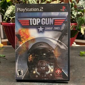 Sony PlayStation 2 Top Gun: Combat Zones - Black and Blue